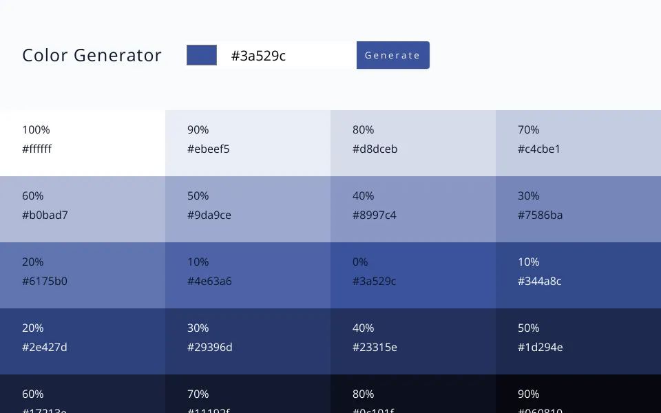 React Color Generator