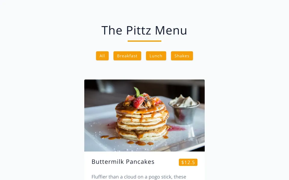 React Tabbed Menu