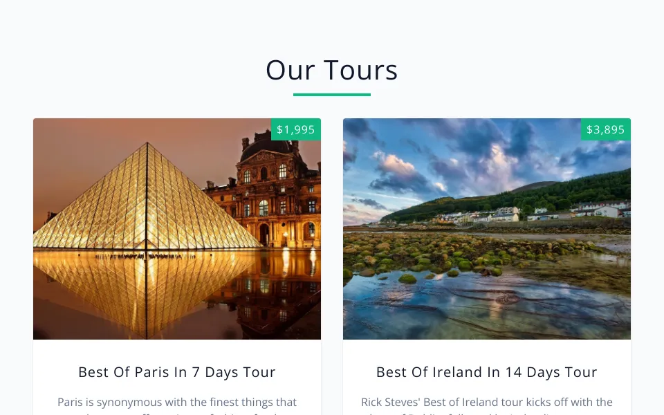 React Tours